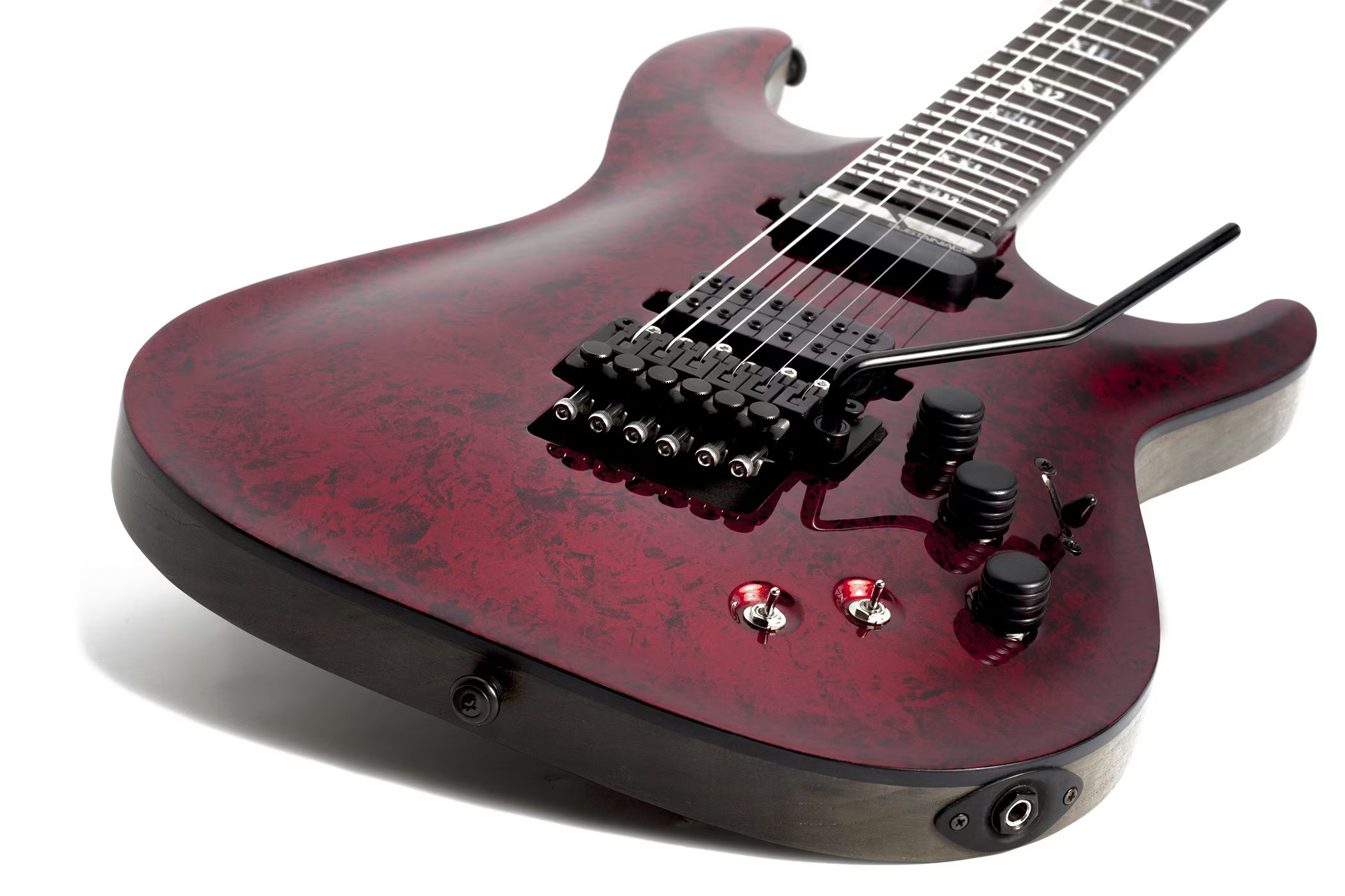Schecter C-1 FR-S Apocalypse Electric Guitar in Red Reign
